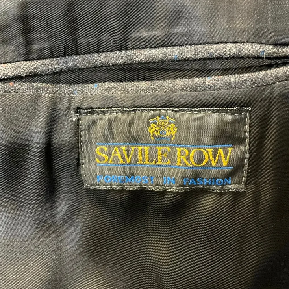 Savile Row 3-Piece Wool Suit Mens Freeds Canada Jacket Vest Pants Tailored